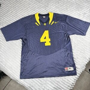 Nike Team Cal Berkley‎ Football Jersey Mens XXL Navy 4 Golden Bears NCAA Vintage